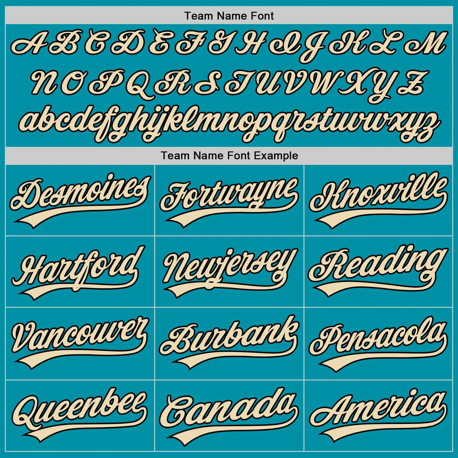 Custom Teal Black-Cream Authentic Throwback Baseball Jersey