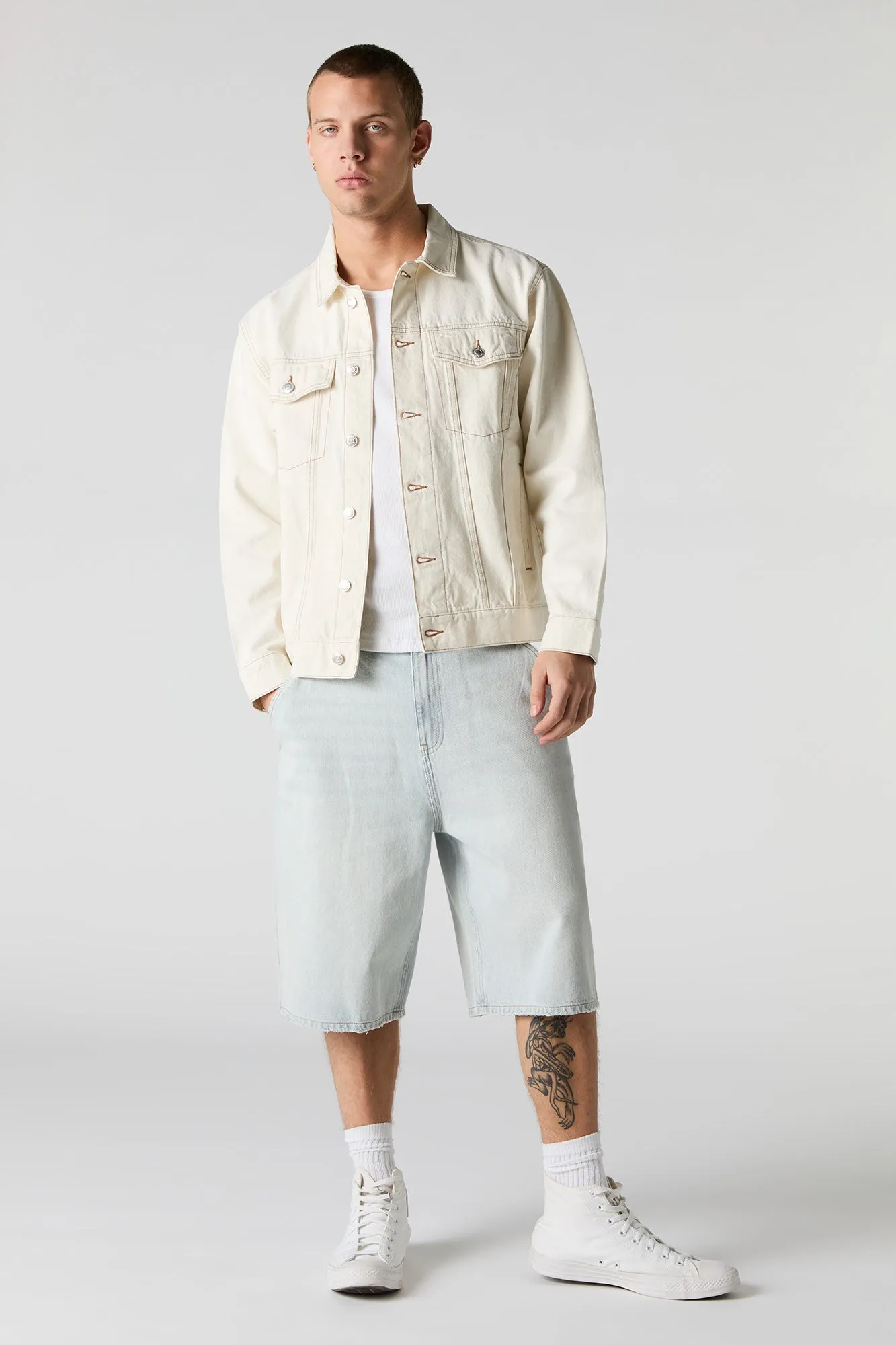 Denim Trucker Relaxed Jacket