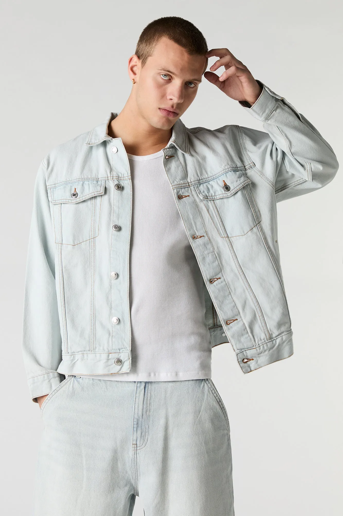 Denim Trucker Relaxed Jacket