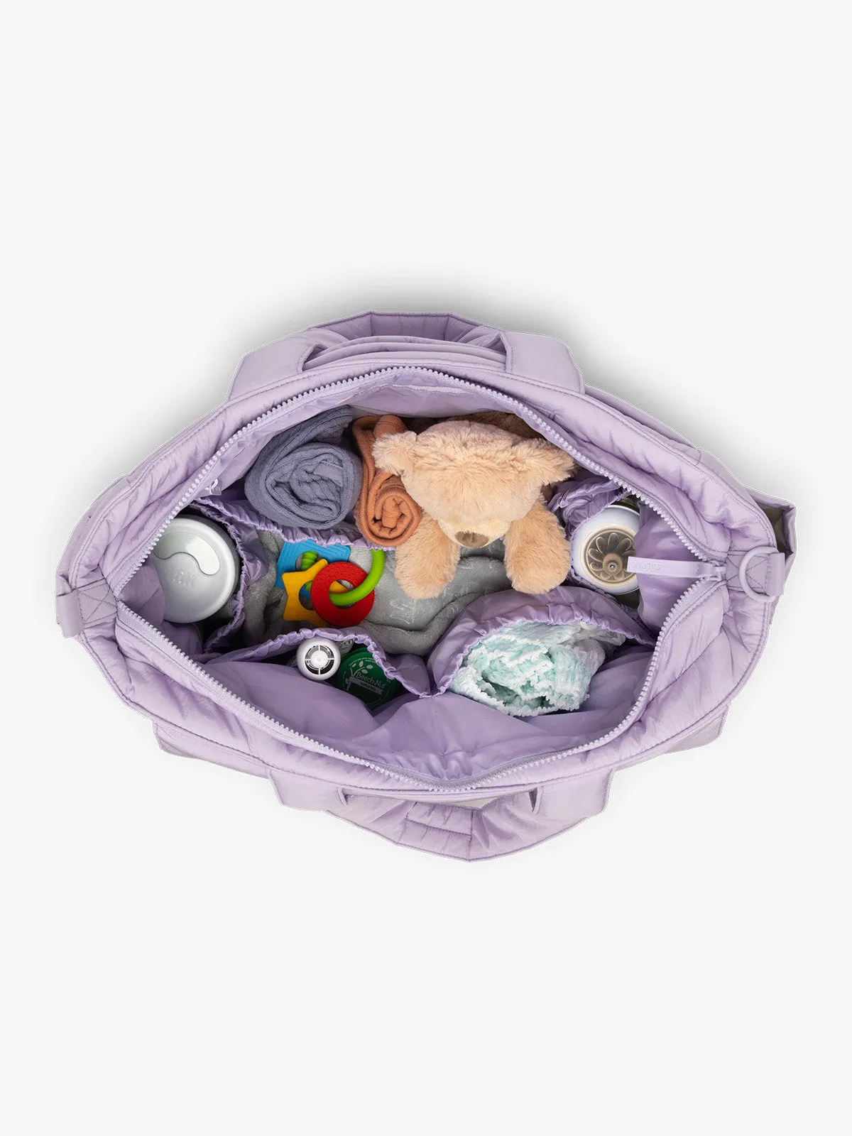 Diaper Tote Bag with Laptop Sleeve