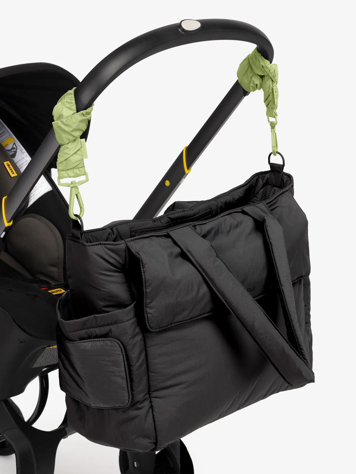 Diaper Tote Bag with Stroller Straps