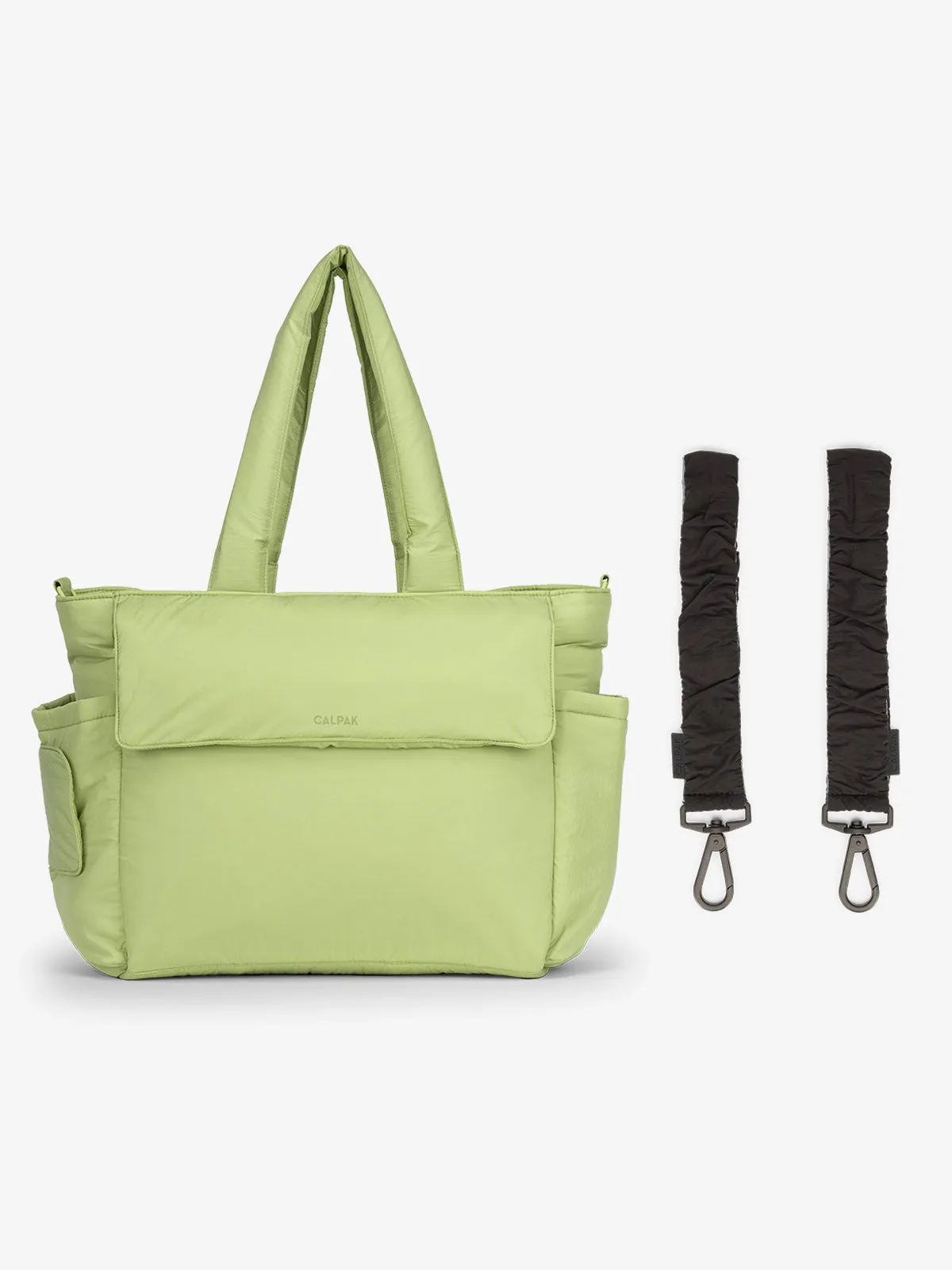 Diaper Tote Bag with Stroller Straps