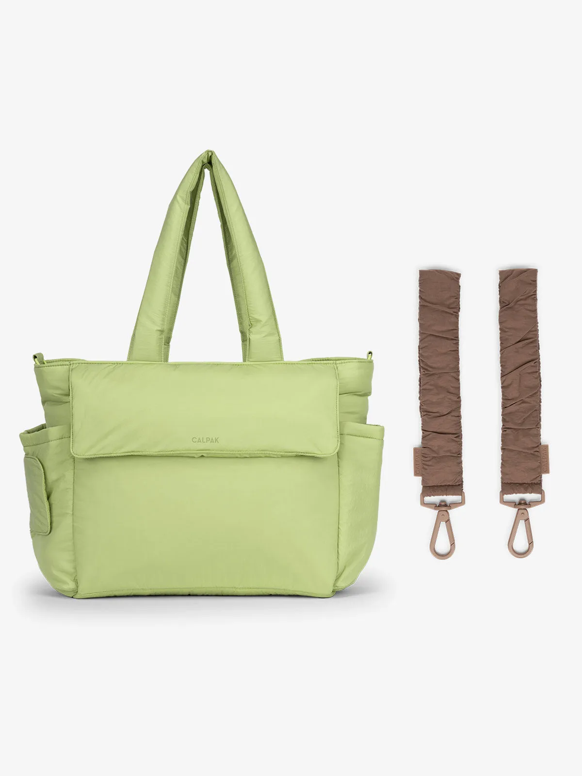 Diaper Tote Bag with Stroller Straps