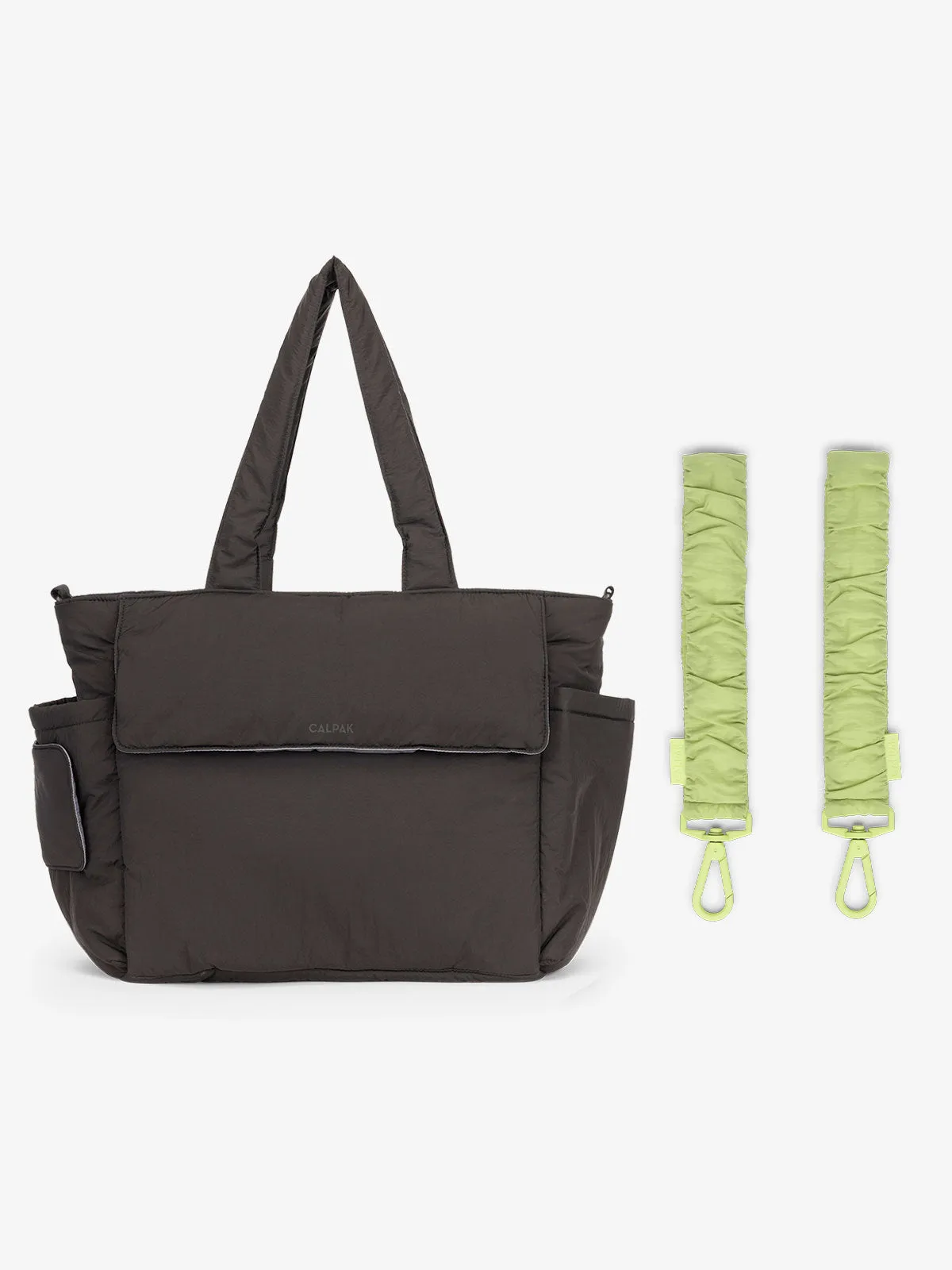 Diaper Tote Bag with Stroller Straps