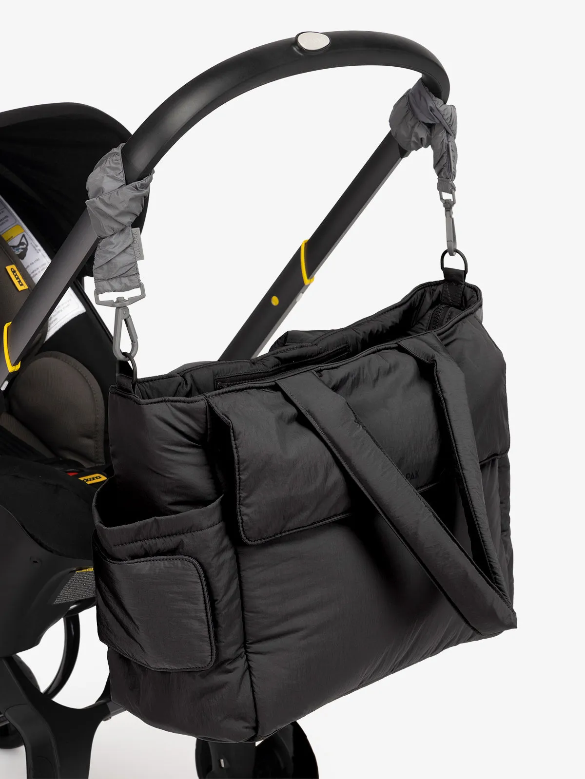 Diaper Tote Bag with Stroller Straps