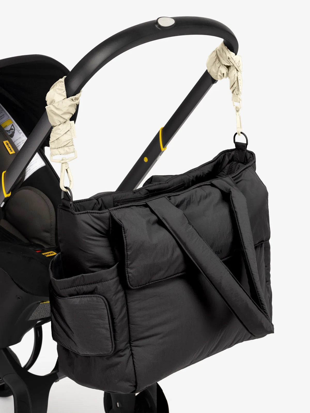 Diaper Tote Bag with Stroller Straps