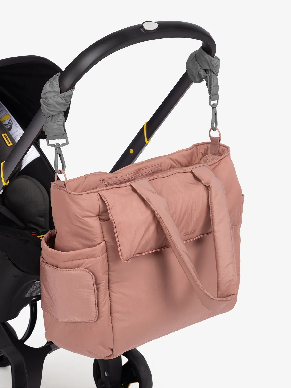 Diaper Tote Bag with Stroller Straps