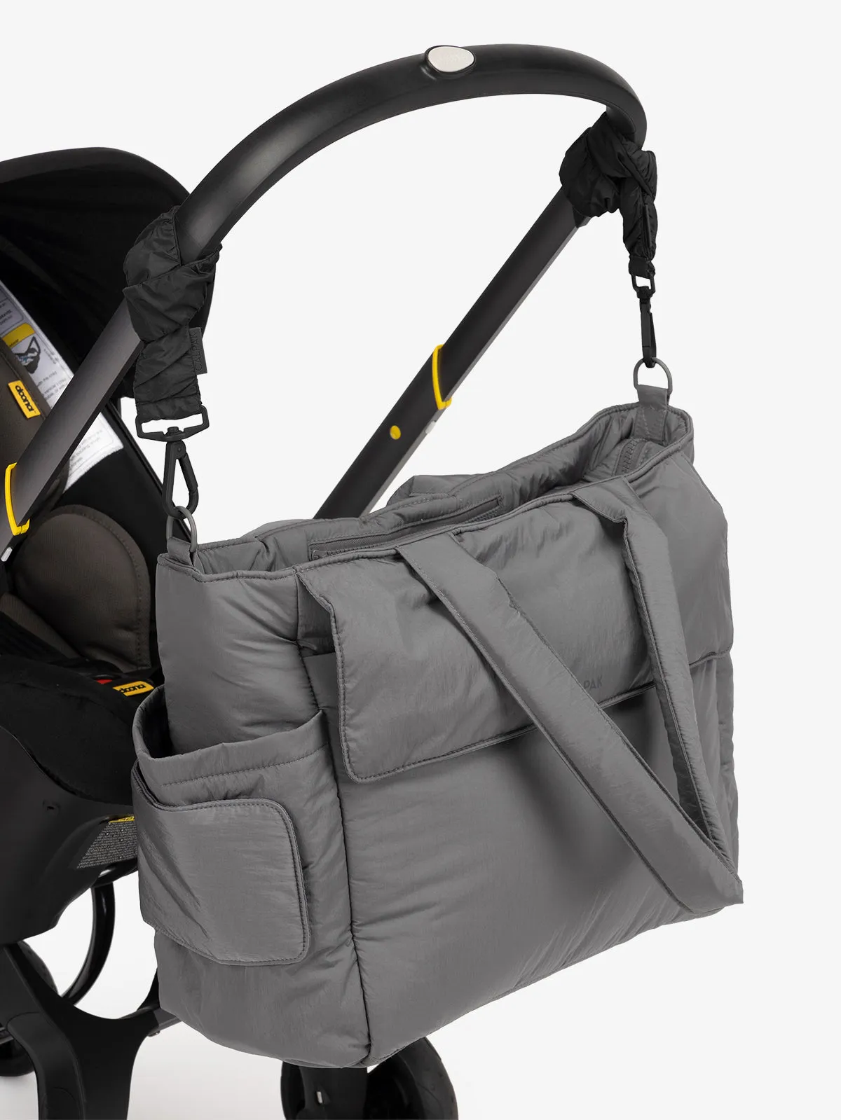 Diaper Tote Bag with Stroller Straps
