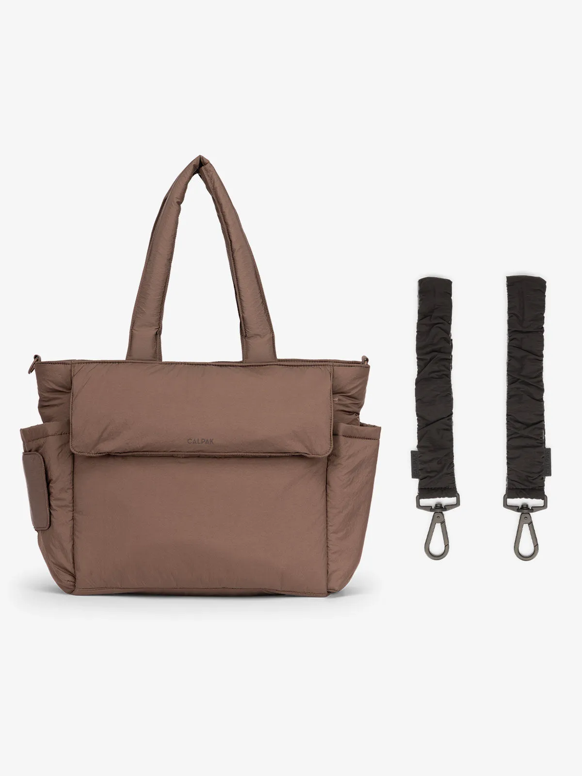 Diaper Tote Bag with Stroller Straps