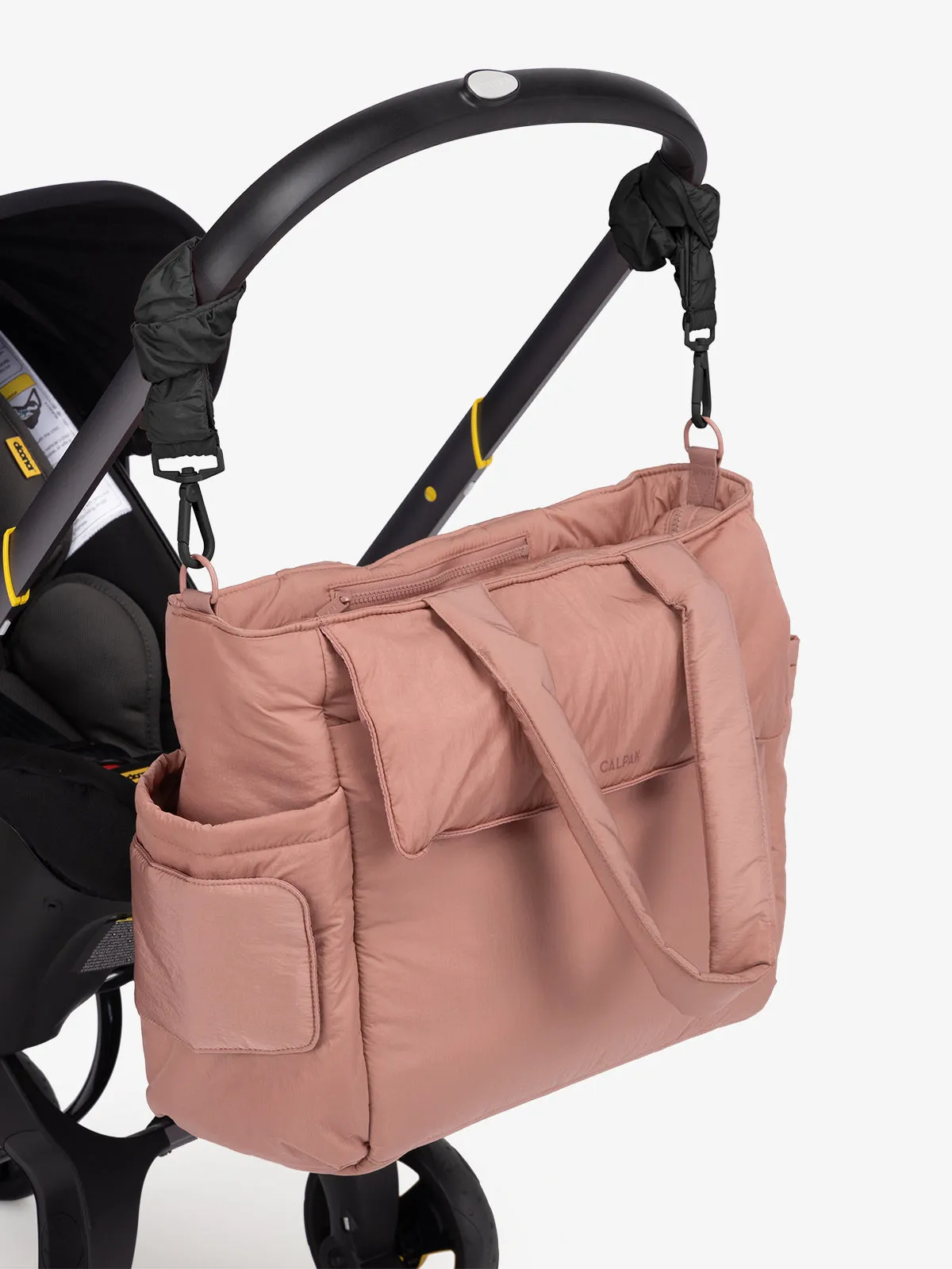 Diaper Tote Bag with Stroller Straps