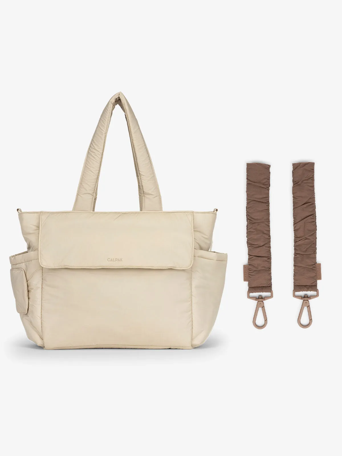 Diaper Tote Bag with Stroller Straps