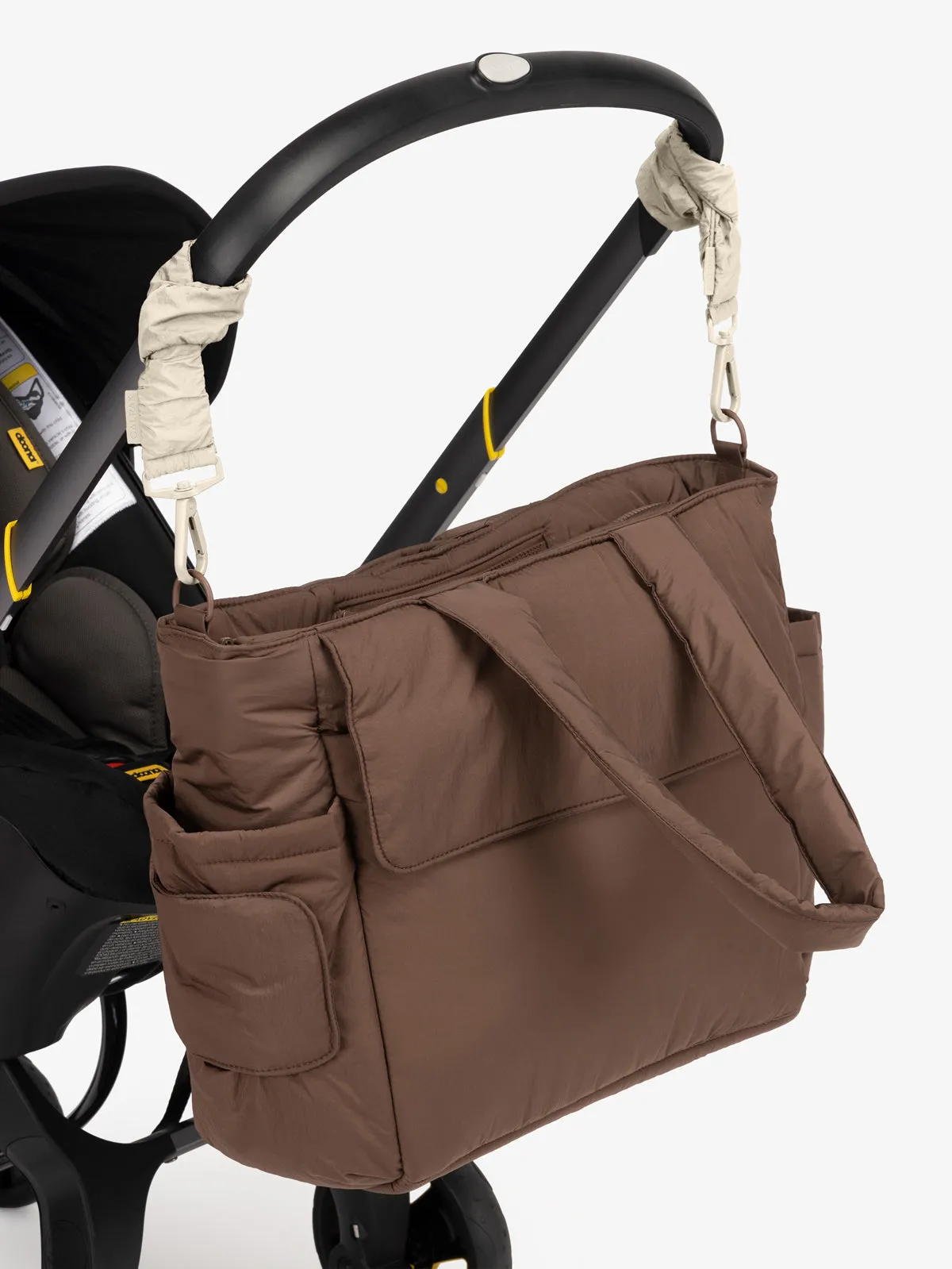 Diaper Tote Bag with Stroller Straps