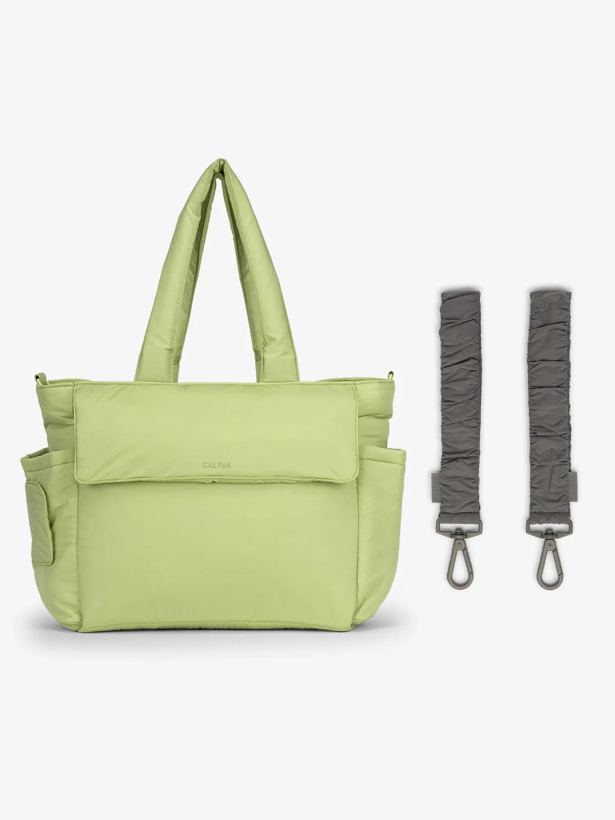 Diaper Tote Bag with Stroller Straps