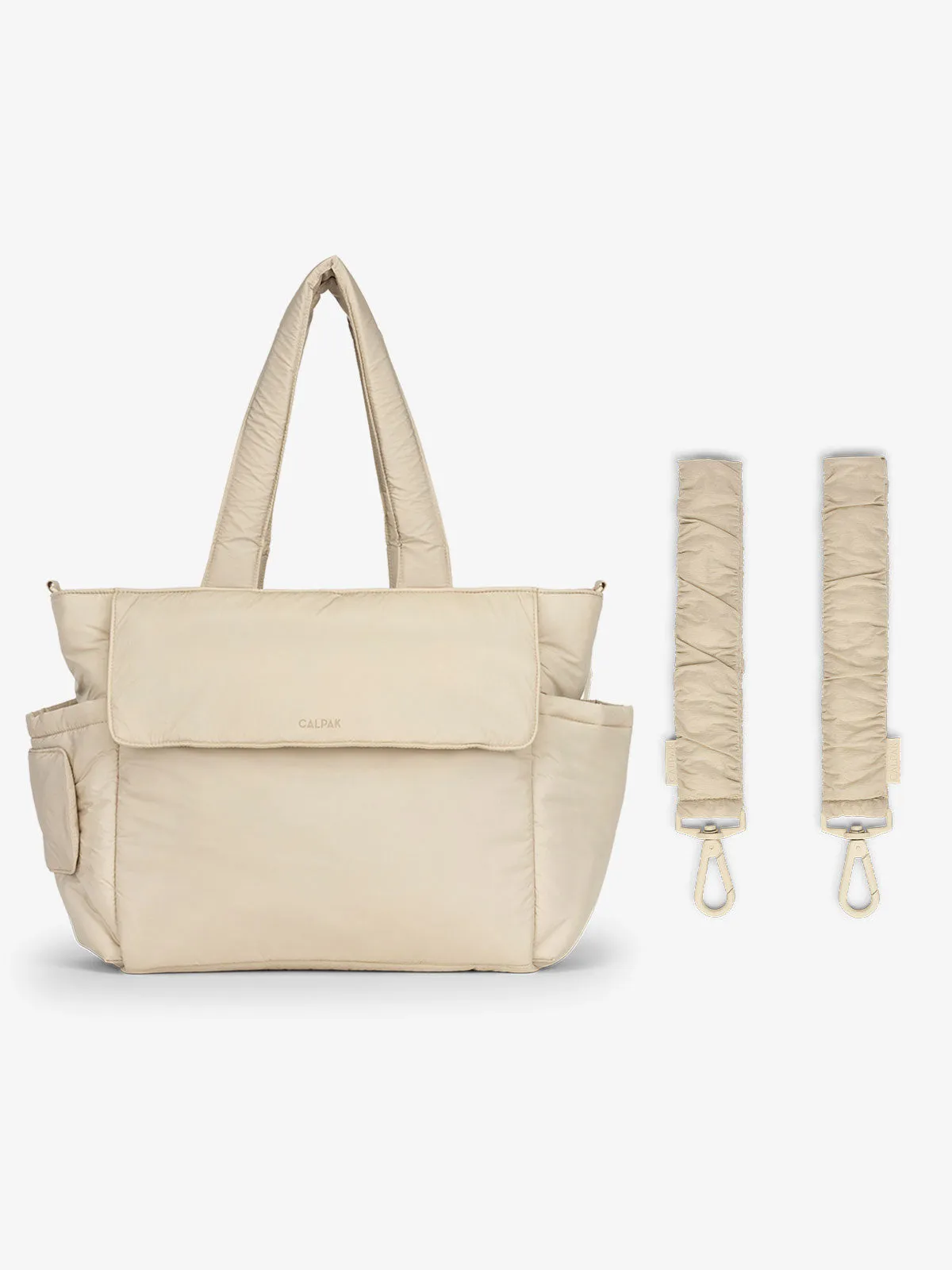 Diaper Tote Bag with Stroller Straps