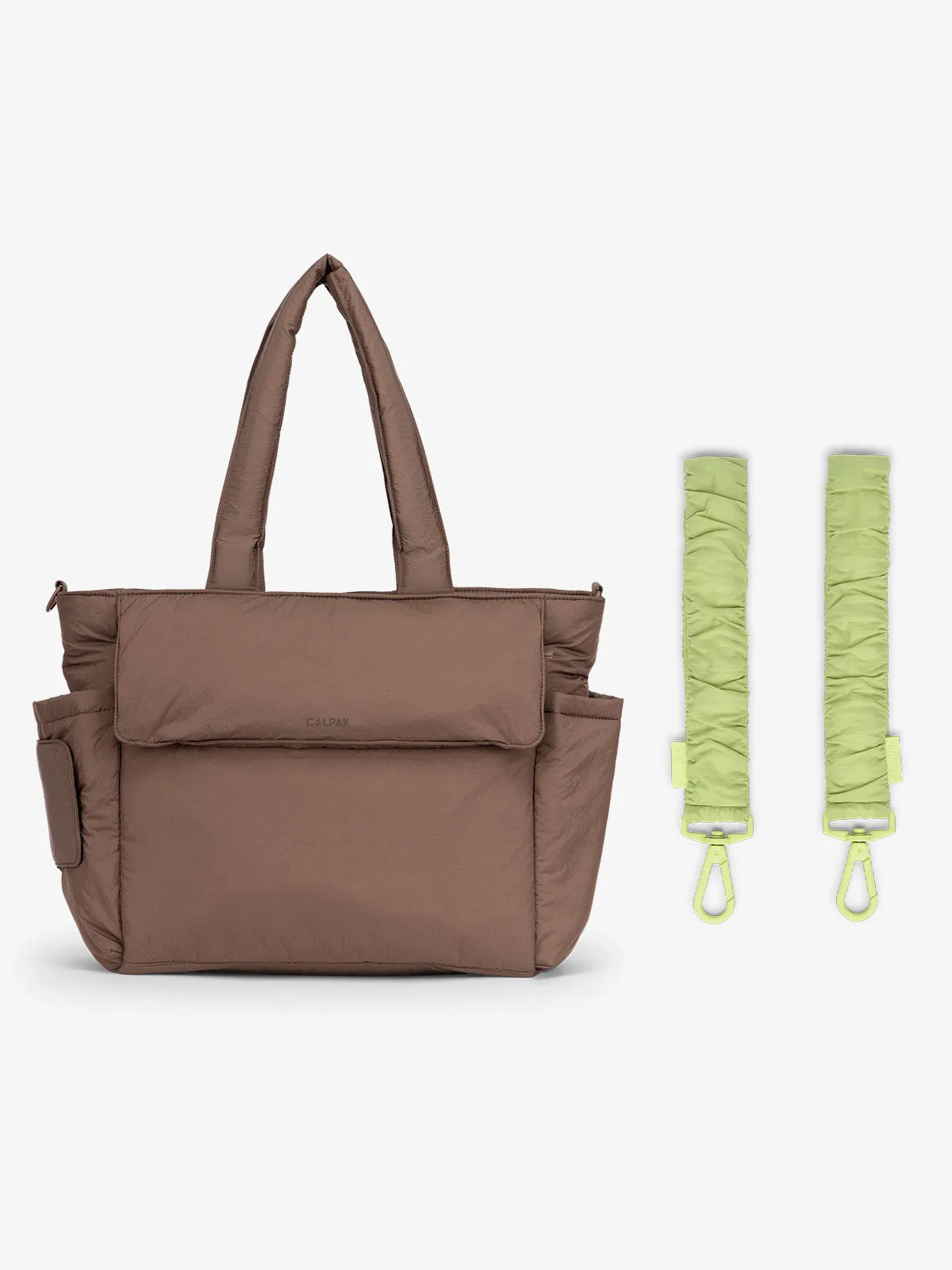 Diaper Tote Bag with Stroller Straps