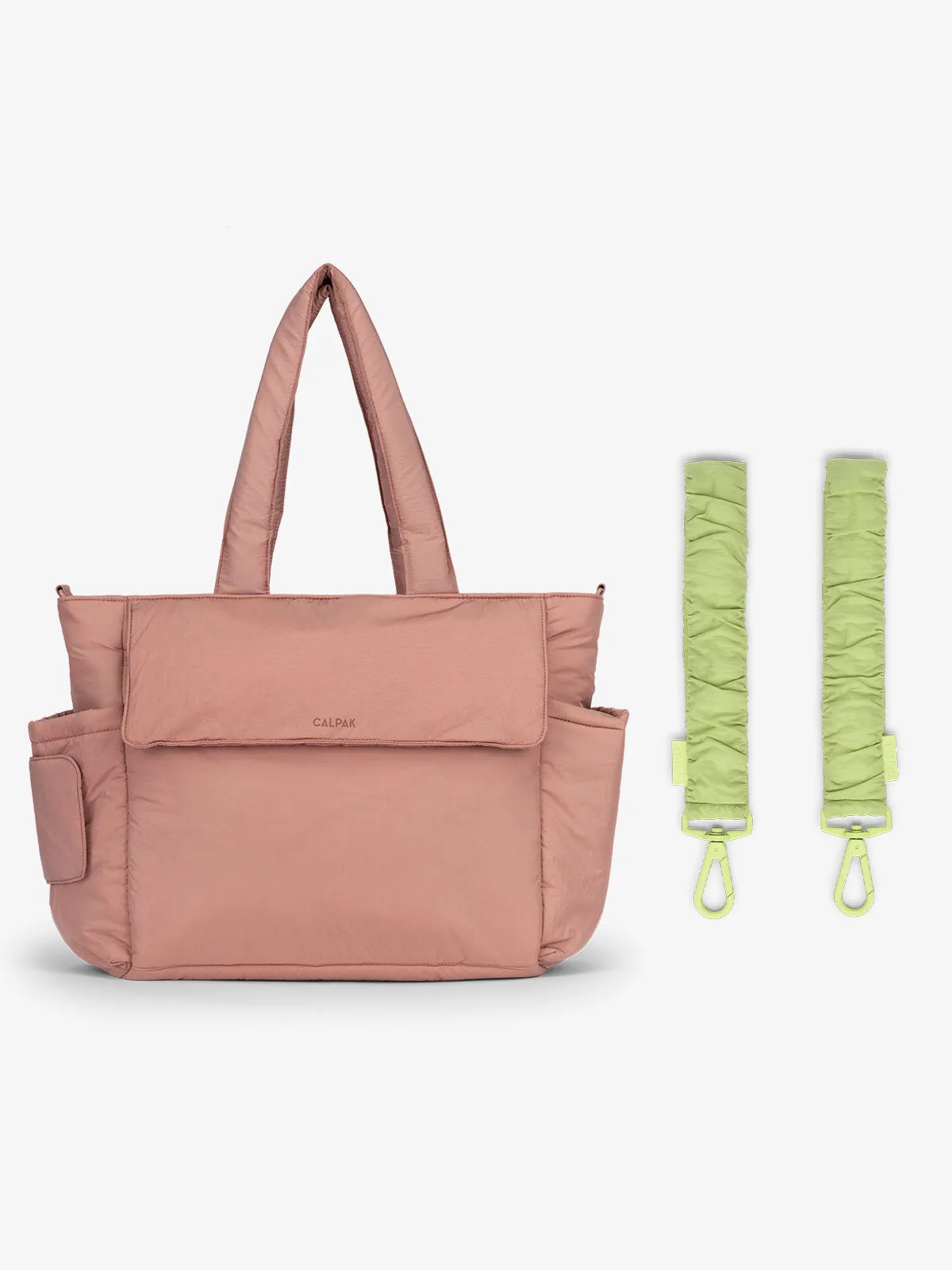 Diaper Tote Bag with Stroller Straps