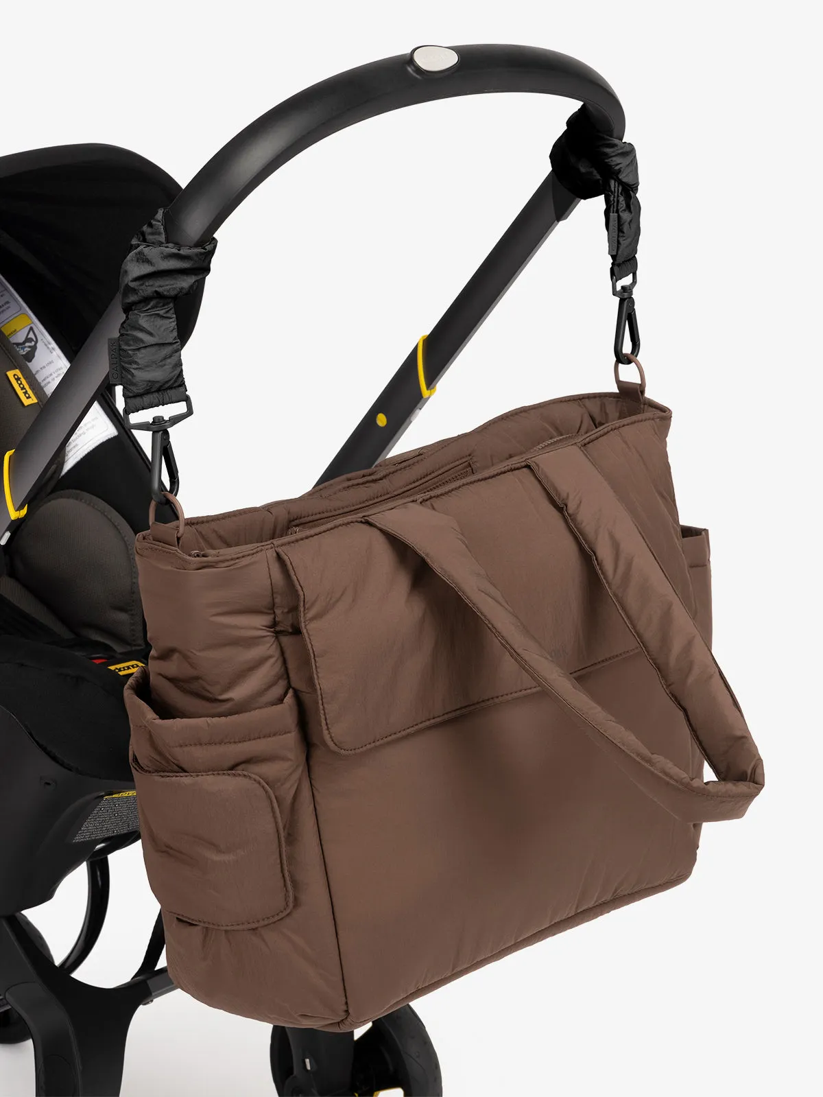 Diaper Tote Bag with Stroller Straps