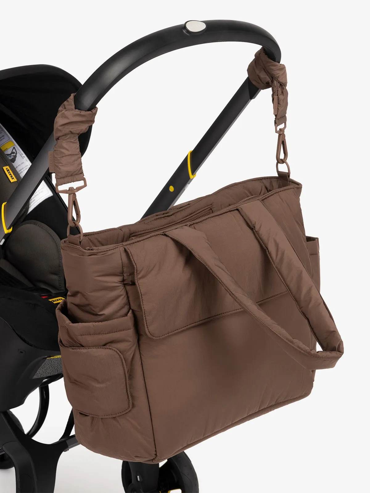 Diaper Tote Bag with Stroller Straps