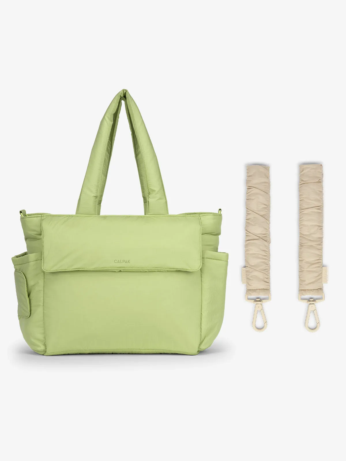 Diaper Tote Bag with Stroller Straps