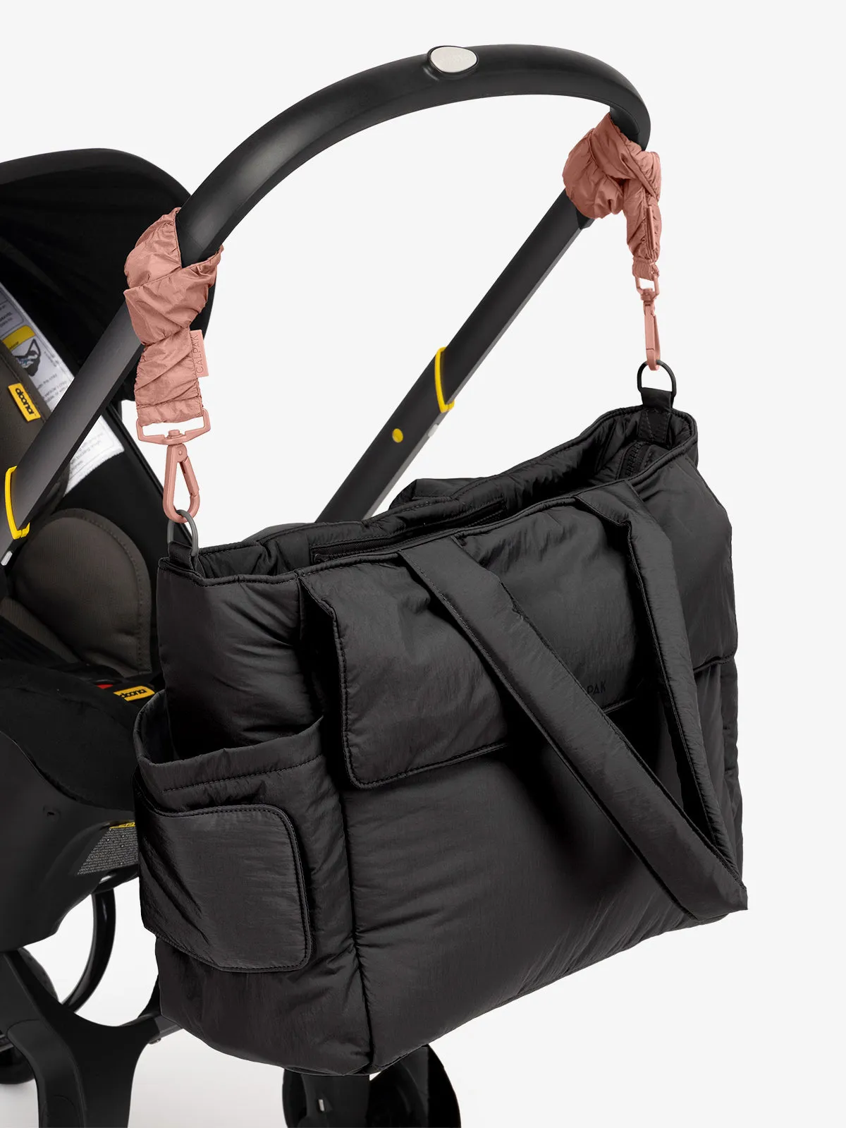 Diaper Tote Bag with Stroller Straps