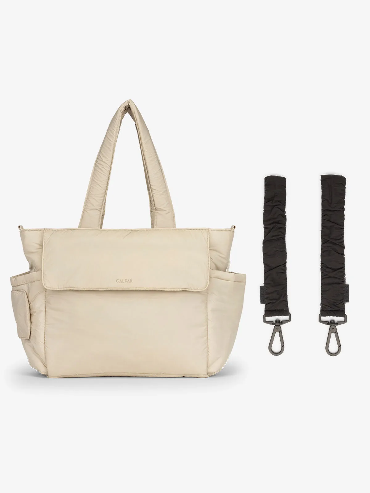 Diaper Tote Bag with Stroller Straps