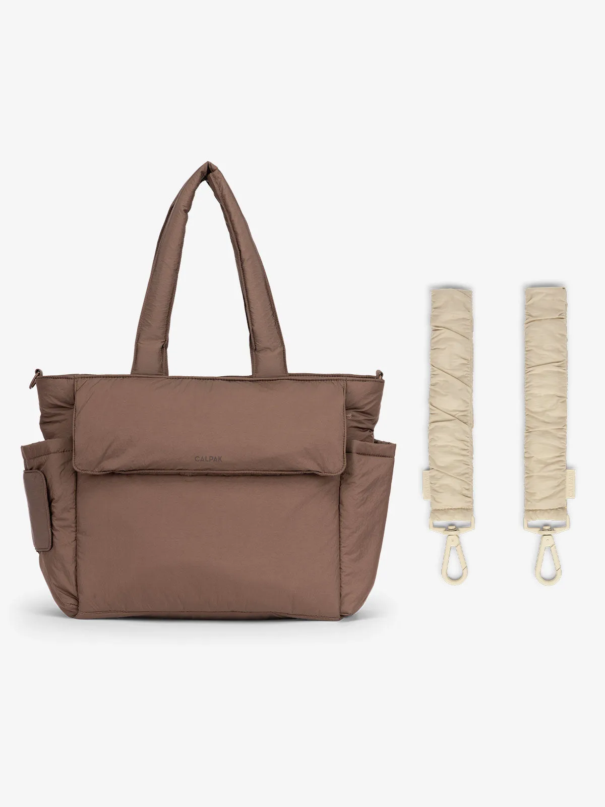 Diaper Tote Bag with Stroller Straps