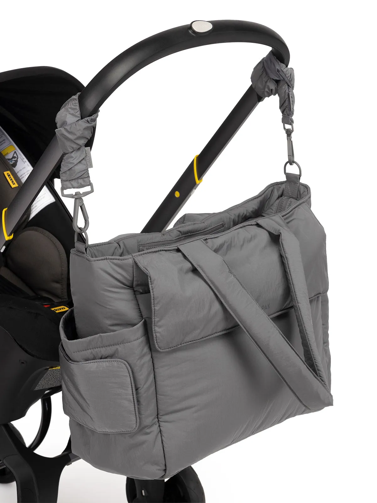 Diaper Tote Bag with Stroller Straps