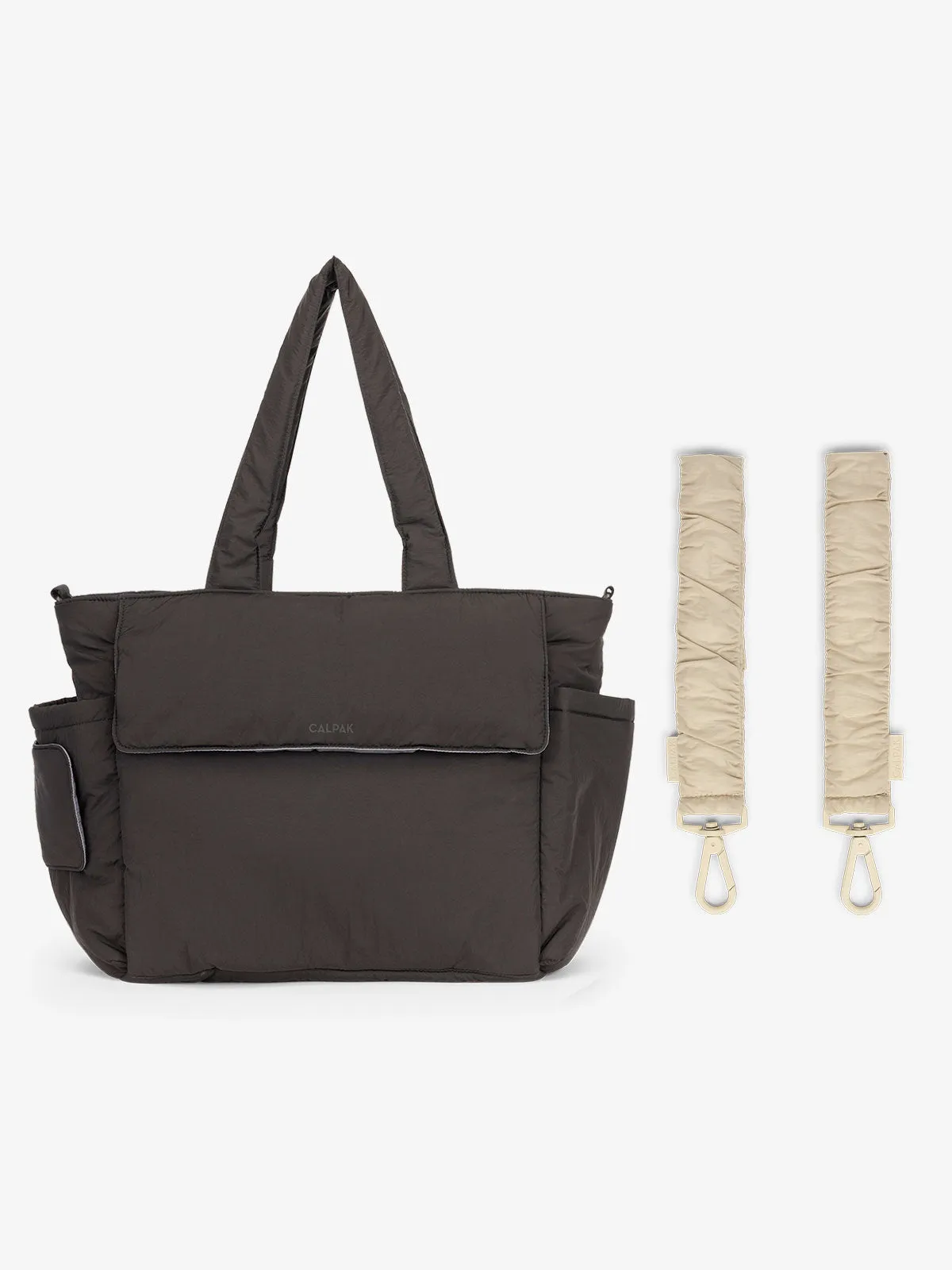 Diaper Tote Bag with Stroller Straps