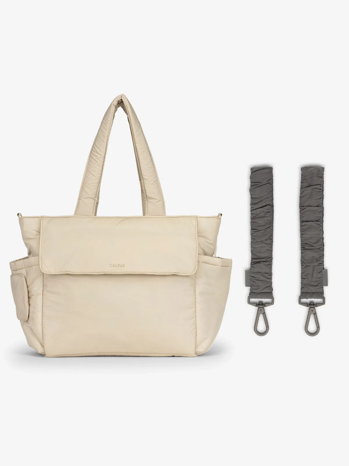 Diaper Tote Bag with Stroller Straps