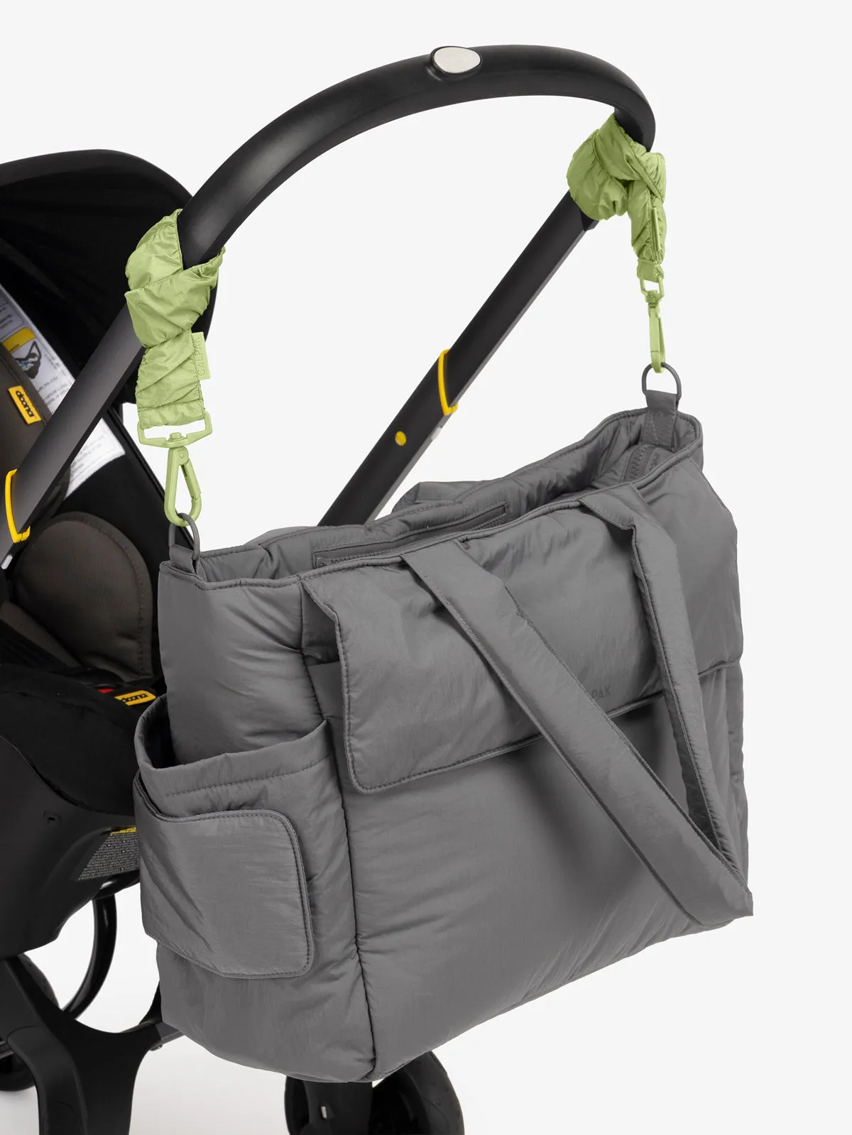 Diaper Tote Bag with Stroller Straps