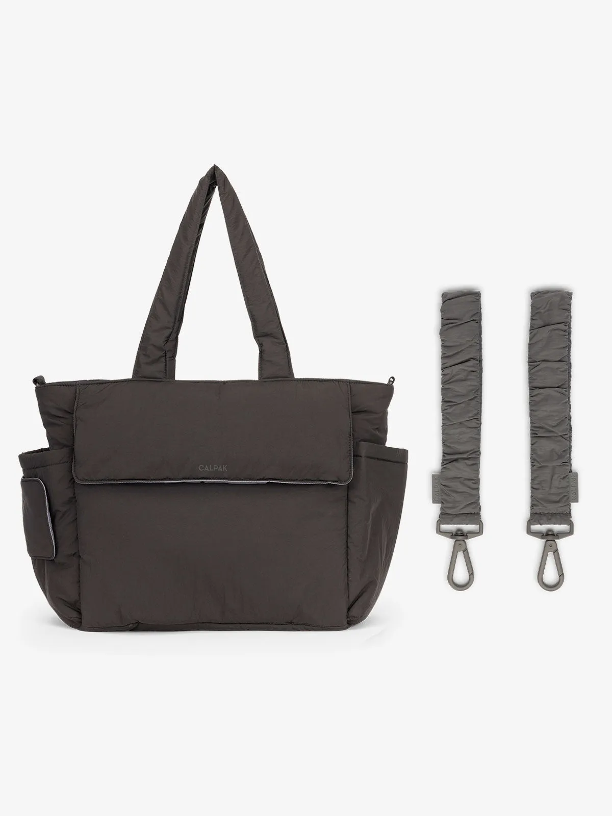Diaper Tote Bag with Stroller Straps