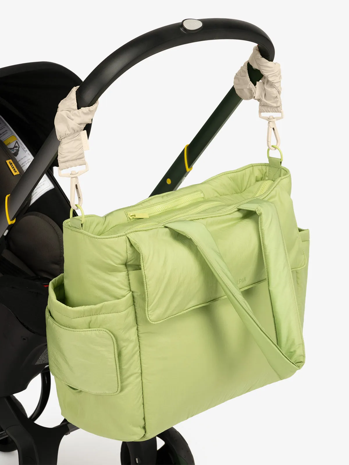 Diaper Tote Bag with Stroller Straps