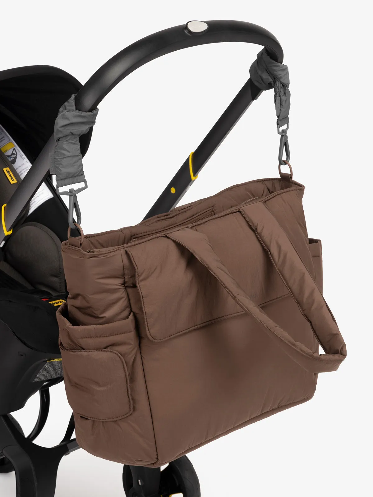 Diaper Tote Bag with Stroller Straps