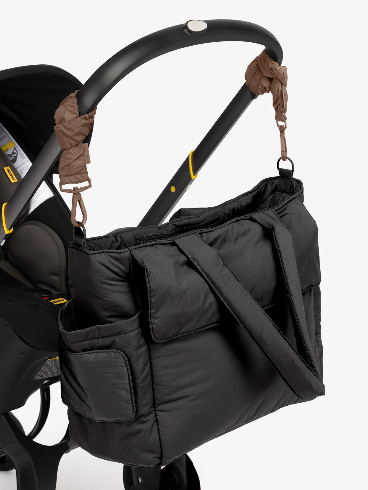 Diaper Tote Bag with Stroller Straps