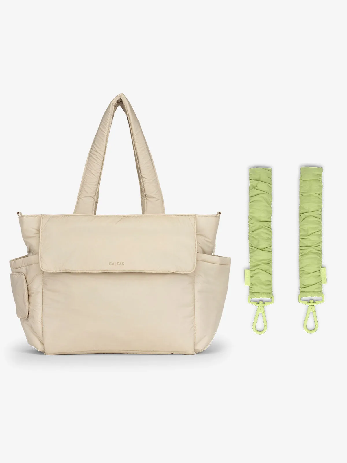 Diaper Tote Bag with Stroller Straps
