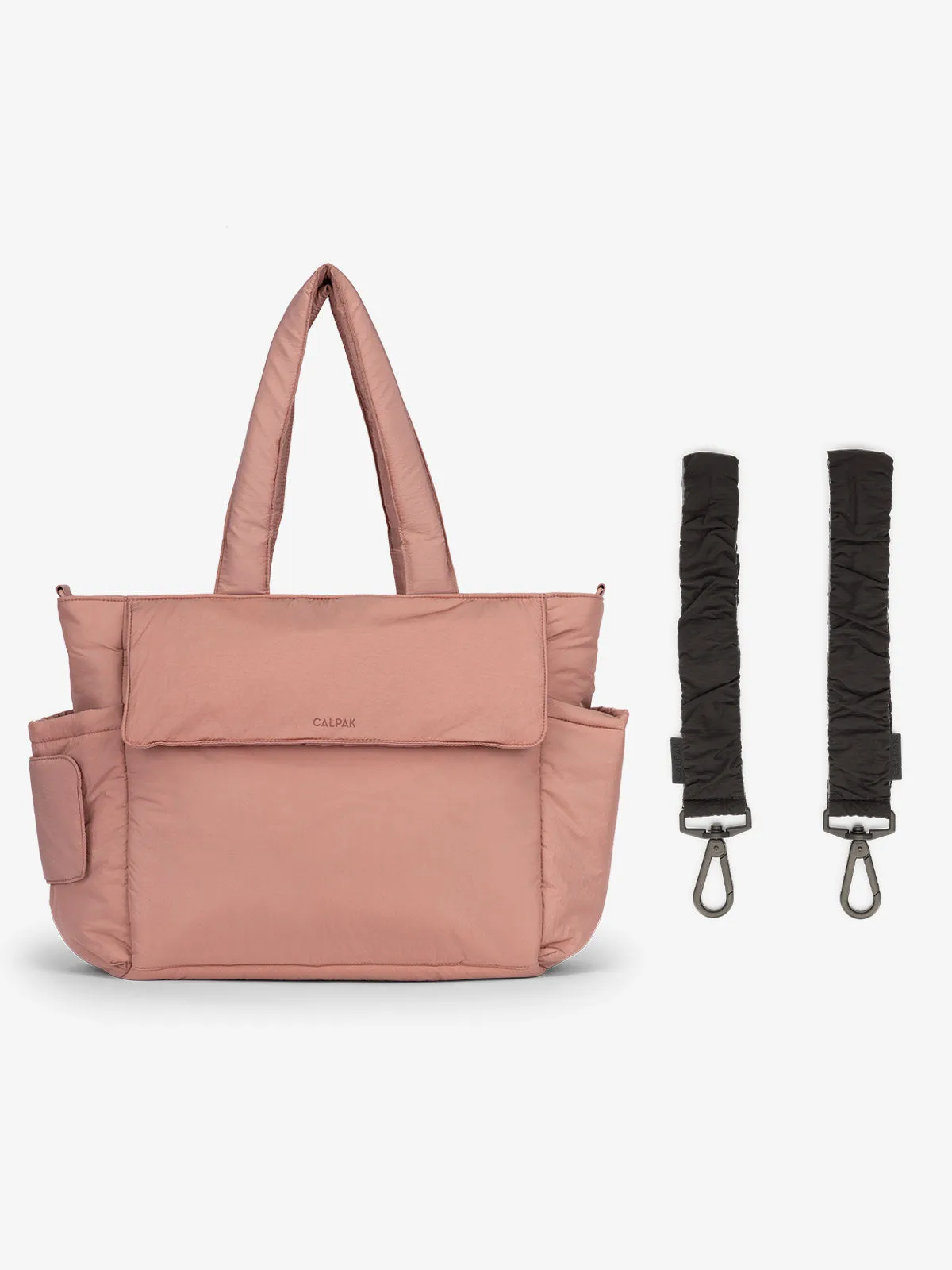 Diaper Tote Bag with Stroller Straps