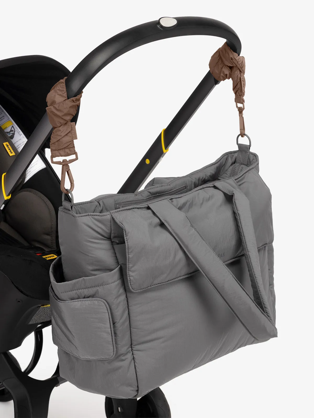 Diaper Tote Bag with Stroller Straps