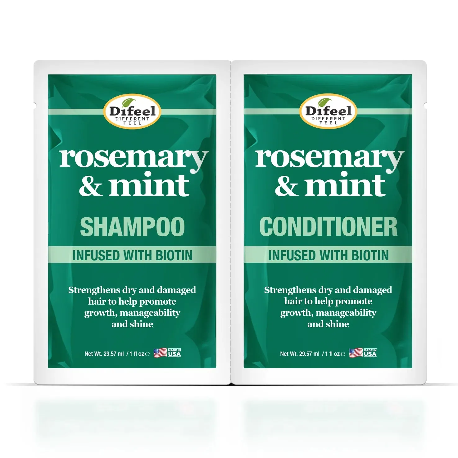 Difeel Shampoo & Conditioner Combo Packet - 2 oz - Choose Packet