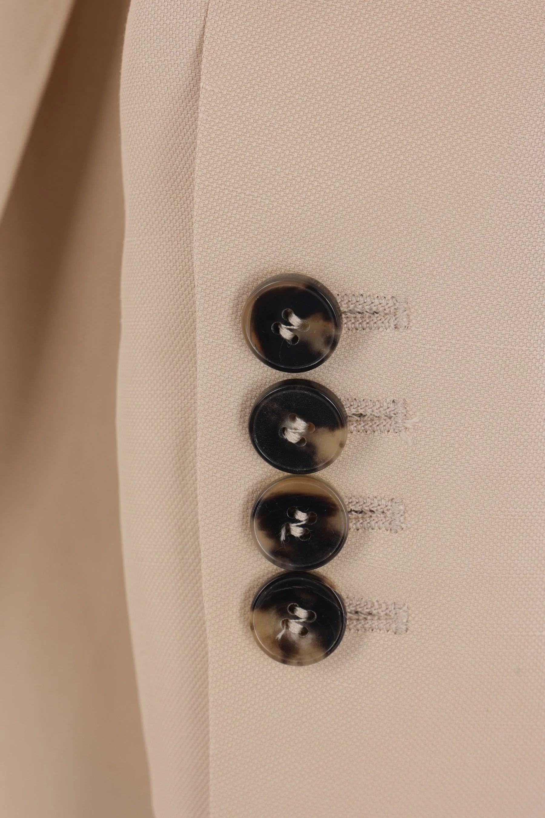 double-breasted jacket in linen blend