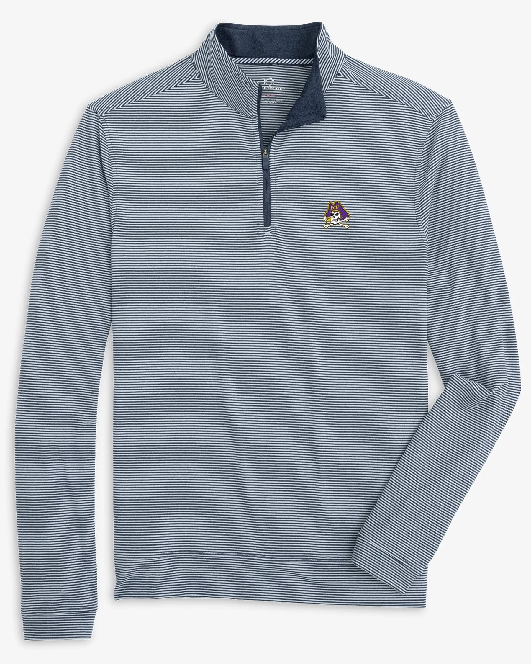 East Carolina Cruiser Micro-Stripe Heather Quarter Zip