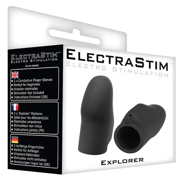 ElectraStim - Explorer Electro Stimulation Finger Sleeves (Black)