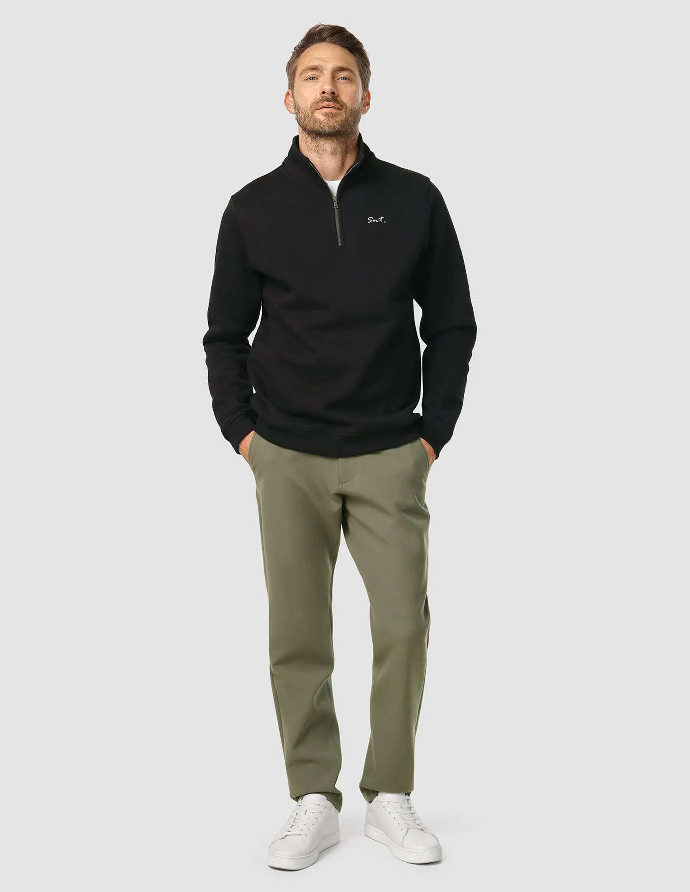 Everyday Half Zip Black