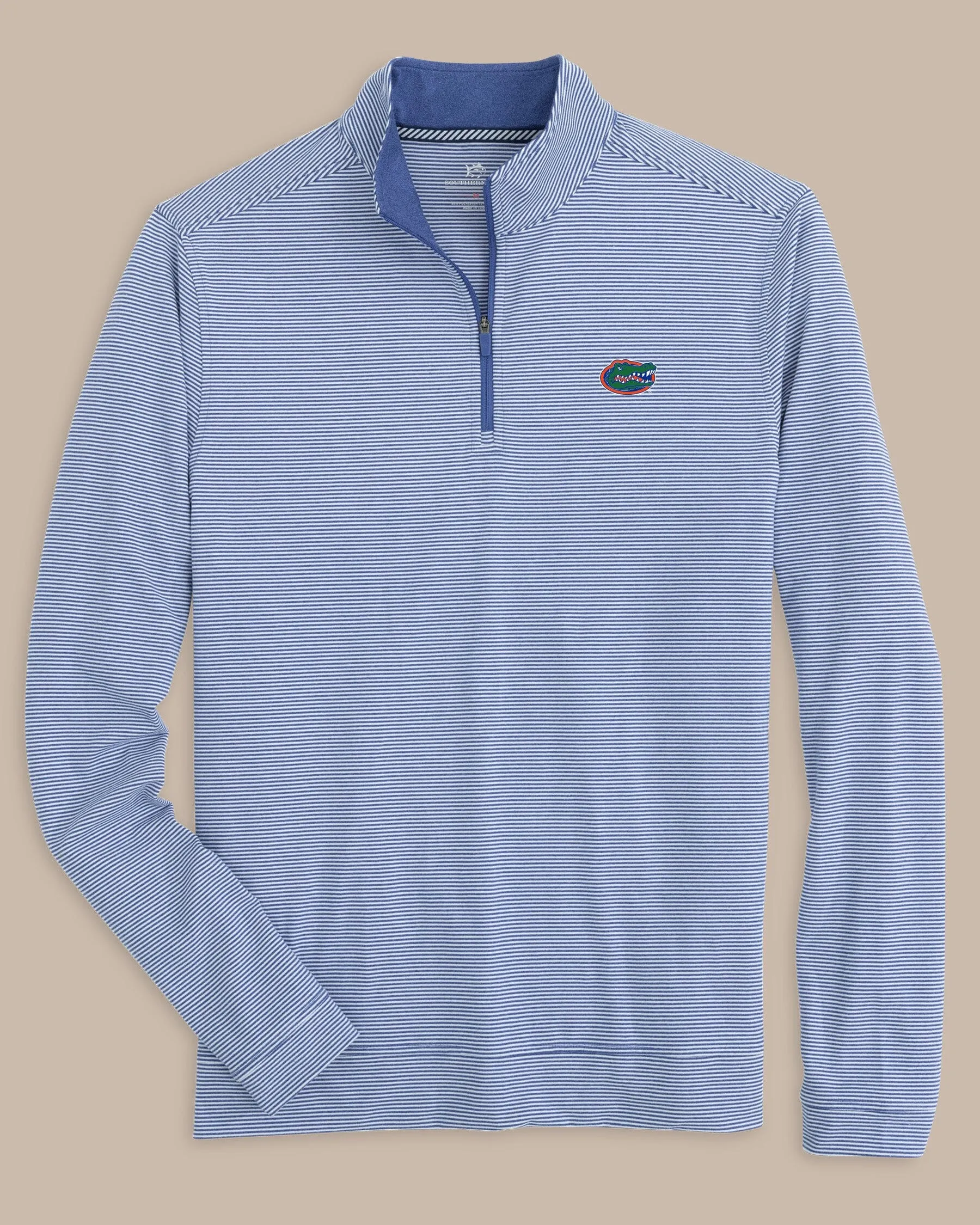 Florida Gators Cruiser Micro-Stripe Heather Quarter Zip