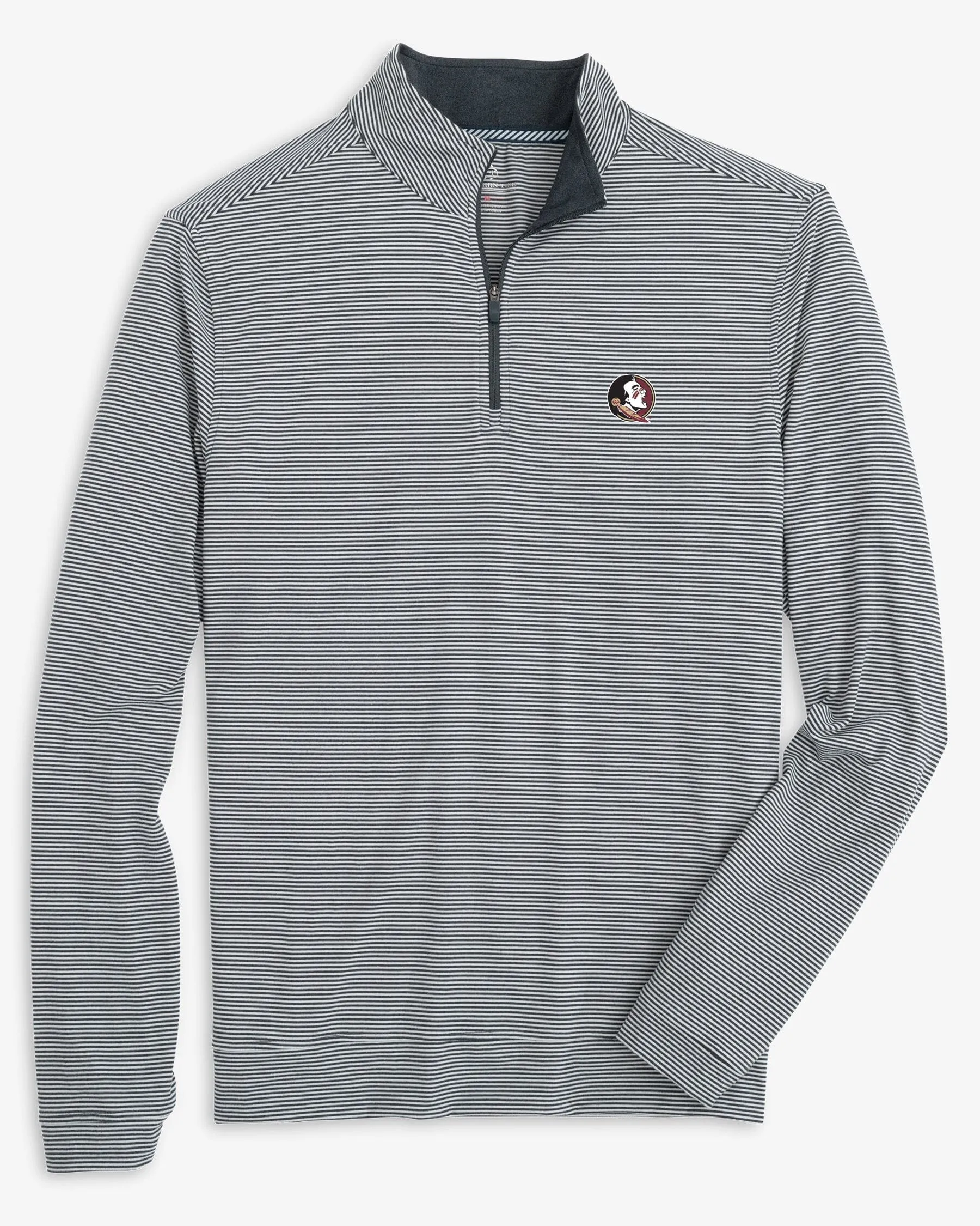 FSU Seminoles Cruiser Micro-Stripe Heather Quarter Zip