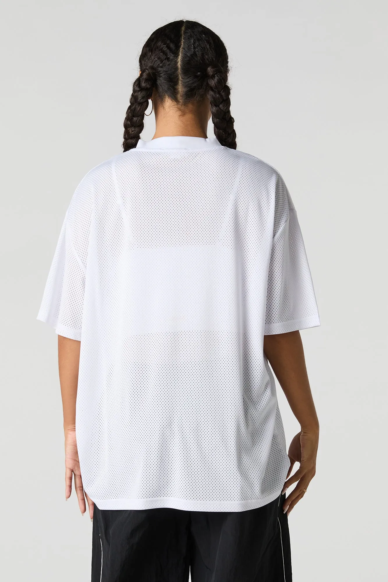 Graphic Mesh Football Jersey