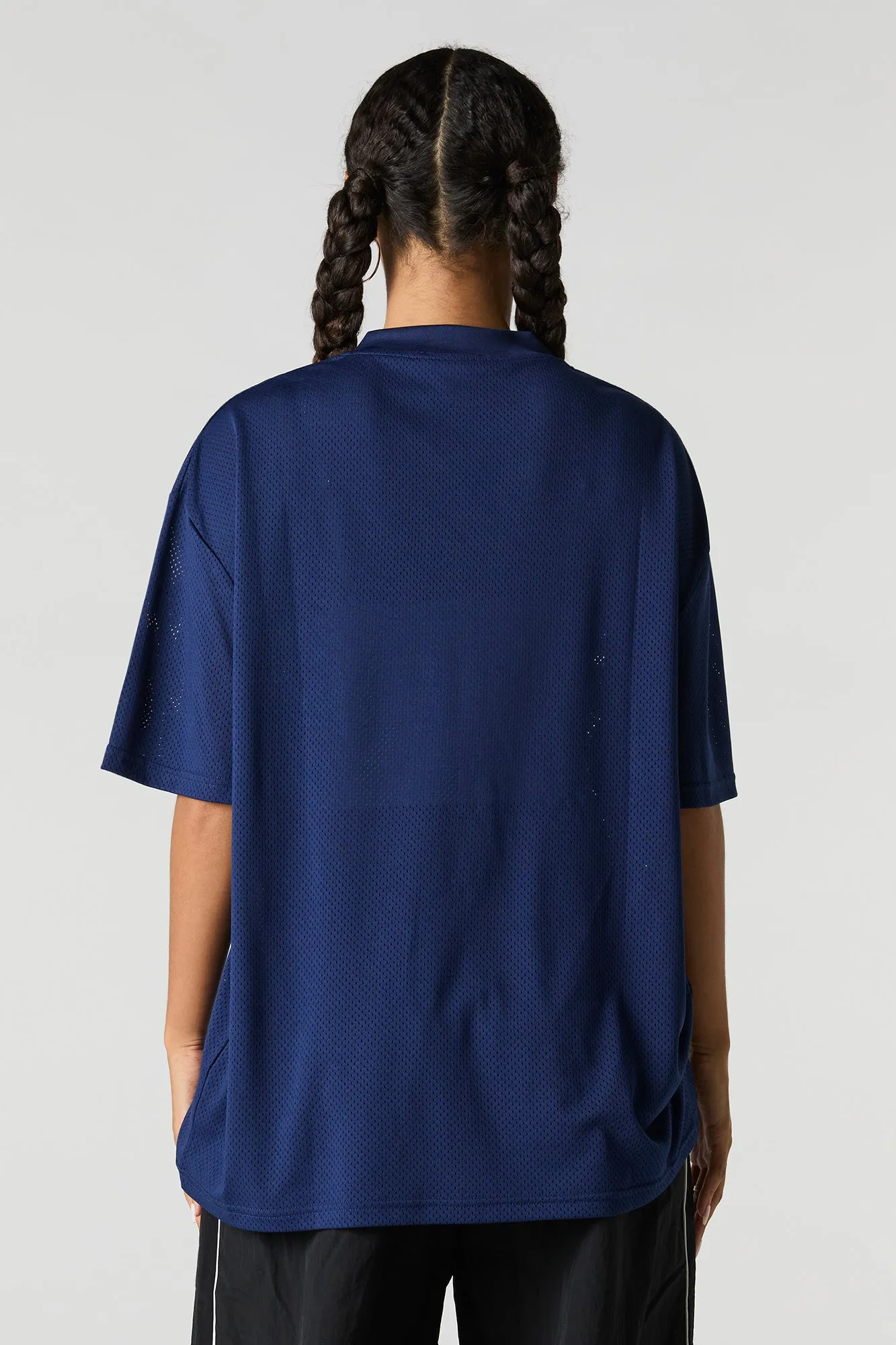 Graphic Mesh Football Jersey