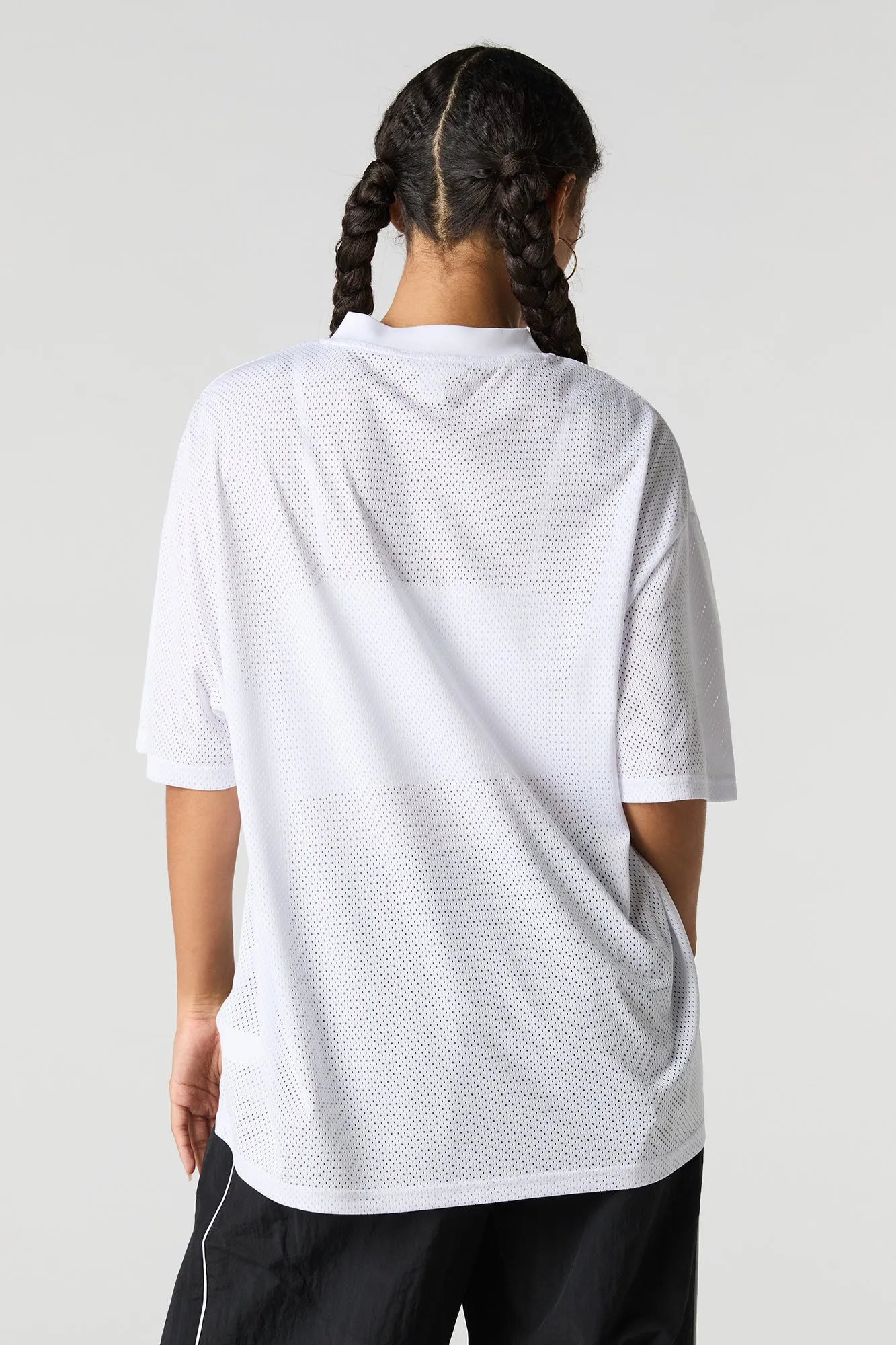 Graphic Mesh Football Jersey