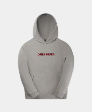 Grey Chain Stitch Oversized Hoodie
