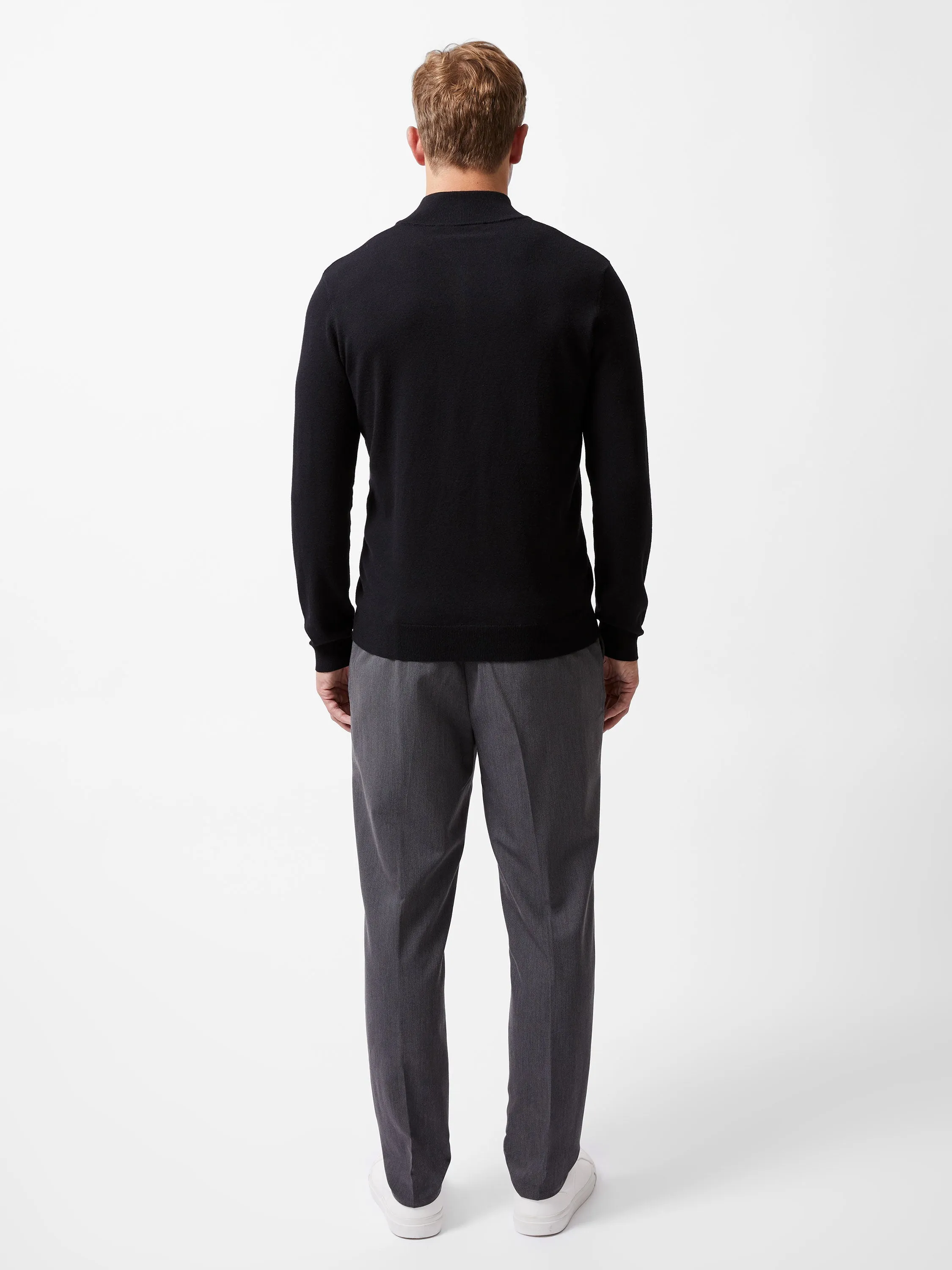 Half Zip Knitted Jumper