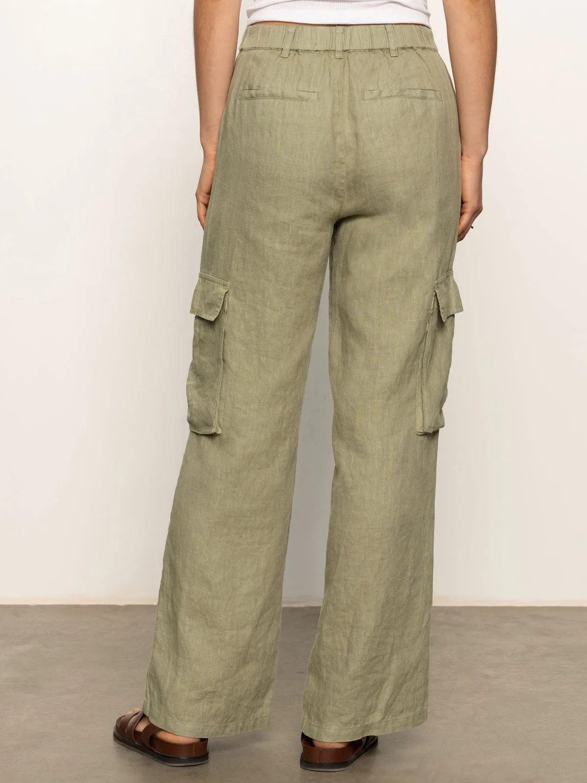 Hopper Semi High Rise Cargo Pant Sage